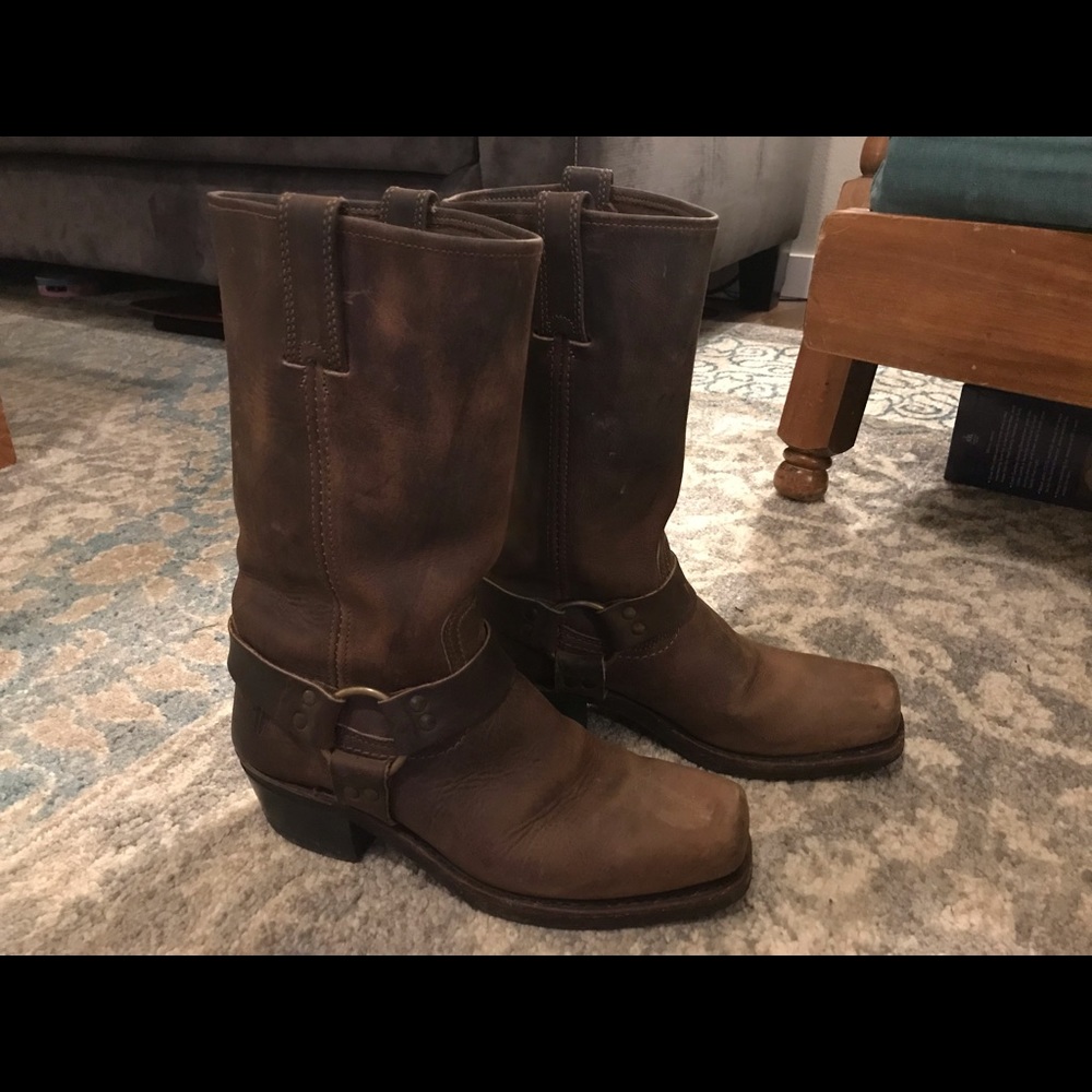 Frye Harness Boots Size 9